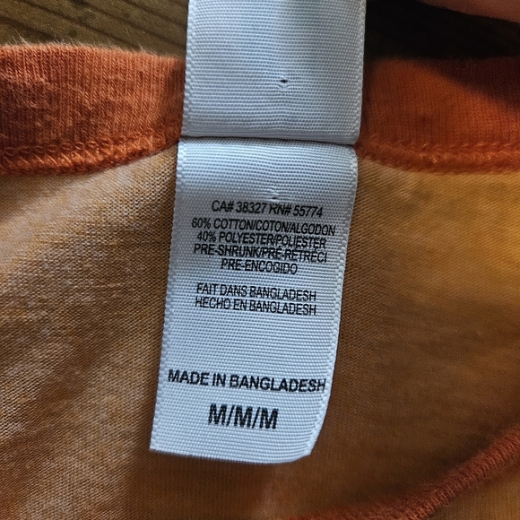 Orange Crush Short Sleeve Tee with Retro Graphic - Picture 2 of 4